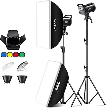 Amazon | Godox SL60IID LEDビデオライト、SL60Wビデオ照明キット2個 Amazon | Godox SL60IID LEDビデオライト、SL60Wビデオ照明キット2個